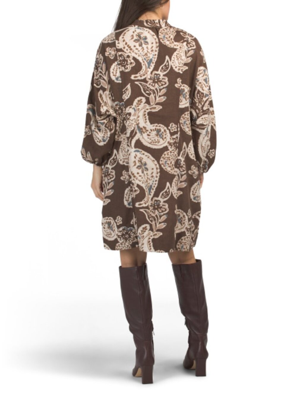 CALYPSO ST. BARTH Linen Blend Paisley Mini Dress - Picture 2 of 2